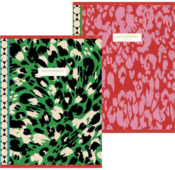 Accessorize Fashion A5 schriften lijn - red/green