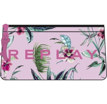 Replay Etui dubbel - pink flower