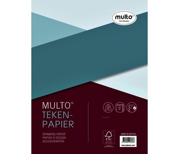 Multo A5 Tekenpapier - wit 120g - 17r