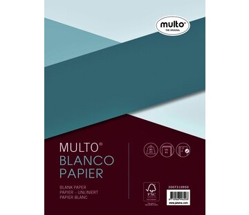 Multo A5 Ringband papier - blanco - 17r