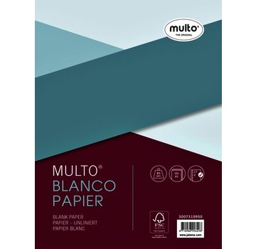 Multo A5 Ringband papier - blanco - 17r