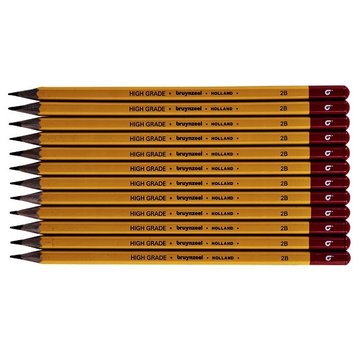 Bruynzeel Grafiet potloden burotek - p/stuk