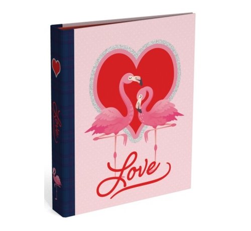 Love Ringband 2 ringen - flamingo