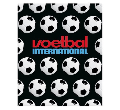 Voetbal international Ringband 2 ringen - zwart voetballen