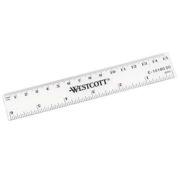 Westcott Budget liniaal - 15cm