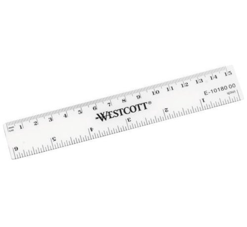 Westcott Budget liniaal - 15cm