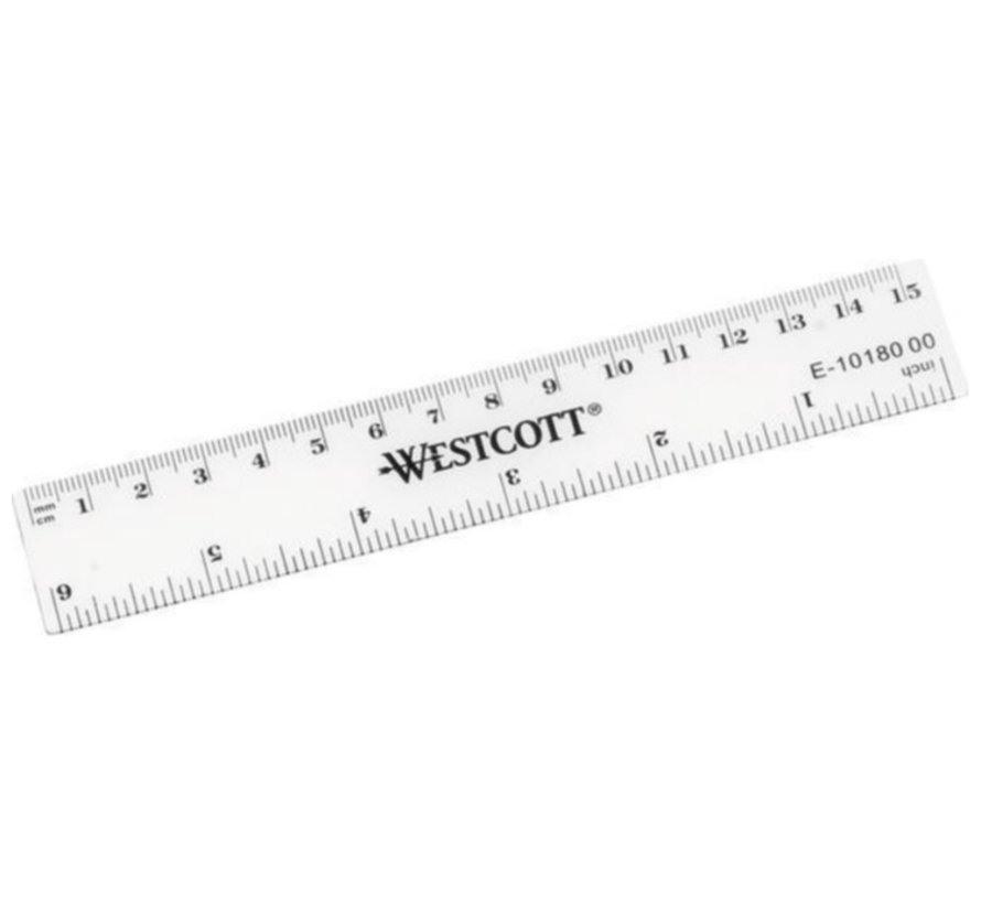 Budget liniaal - 15cm