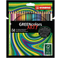 Kleurpotloden greencolors - 24 stuks