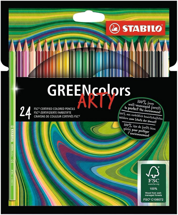 STABILO EASYcolors Ergonomisch Kleurpotlood Voor Linkshandigen - Etui 24 Stuks