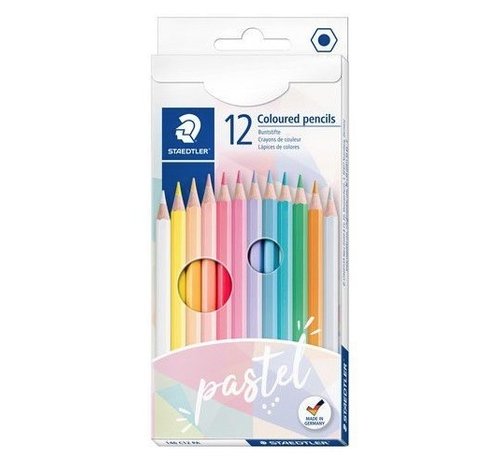 Staedtler Pastel kleurpotloden in blister - 12st