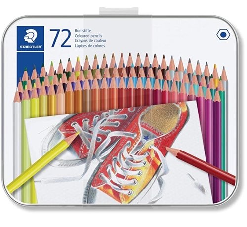 Staedtler Kleurpotloden in blik - 72st
