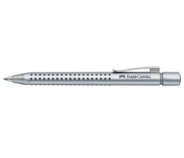 Faber Castell Balpen grip - zilverkeurig - gratis extra vulling