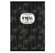 O'Neill A4 lijntjes schrift - black palm