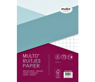 Multo A5 Ringband papier - 10mm geruit - 17r