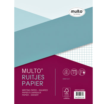 Multo A5 Ringband papier - 5mm geruit - 17r