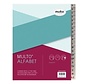 Alfabetische tabbladen grijs kunststof - A t/m Z -A5 - 17r
