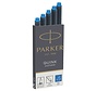 Quink vulpen patronen - blauw 5x