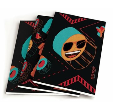 Emoji Boys A5 schriften - 3 stuks