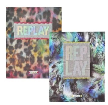 Replay A5 schriften - peacock/leopard