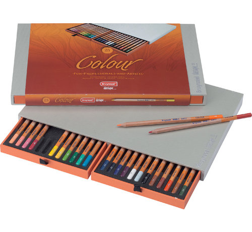 Bruynzeel Colour box kleurpotloden - houten koffer 24 stuks