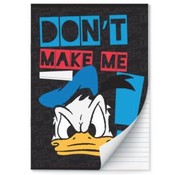 Donald Duck A5 schriften lijn - "don't make me"