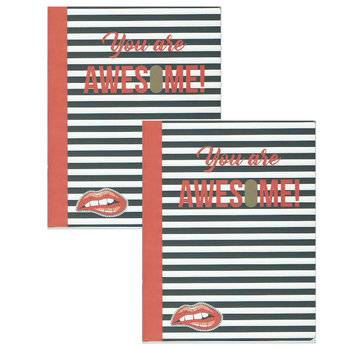 Awesome A5 schriften lijn  - "you are"