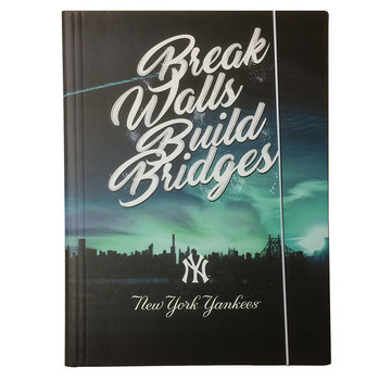 New York Yankees Elastomap A4 - blauw/zwart