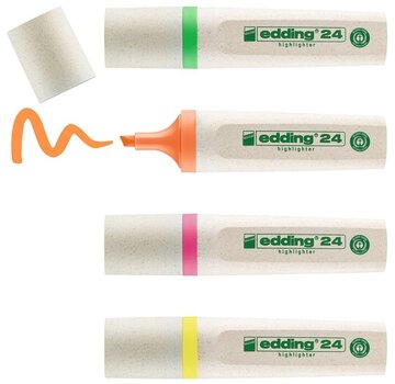 Edding 24 Ecoline markeerstiften - 4 stuks