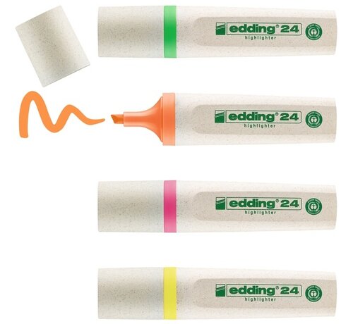 Edding 4 Milieuvriendelijke eco textmarkers
