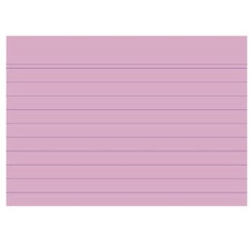 A7 Flashcards - lijn - roze - 74x105