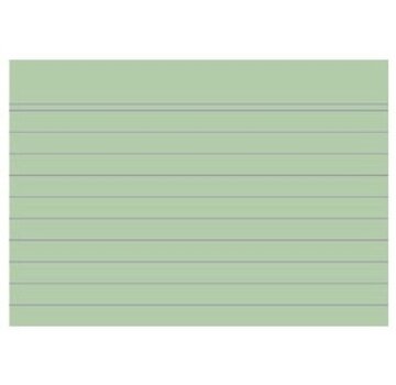 A7 Flashcards - groen - 74x105