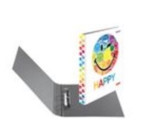 Smileyworld Ringband, 2 rings - wit