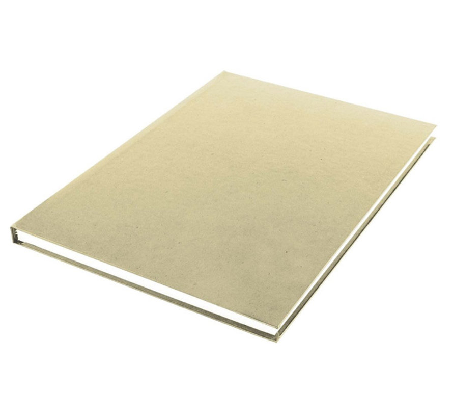 Gelinieerd A4 notitieboek - hardcover - kraft