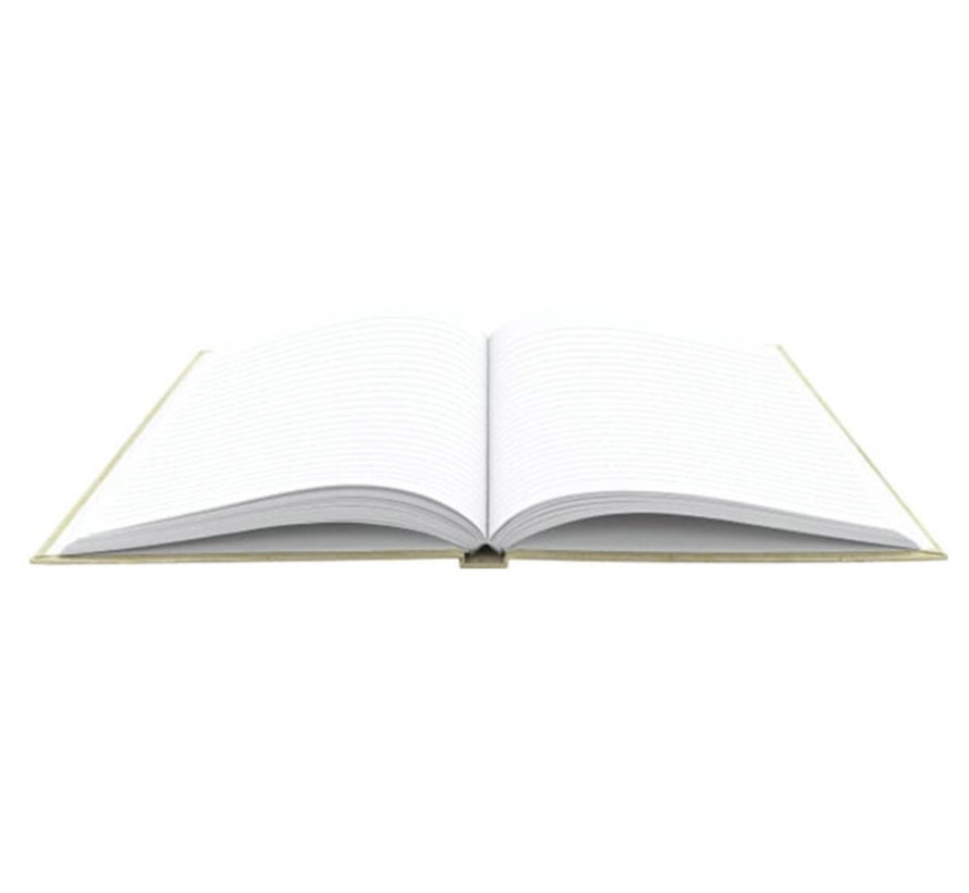 Gelinieerd A5 notitieboek - hardcover - kraft