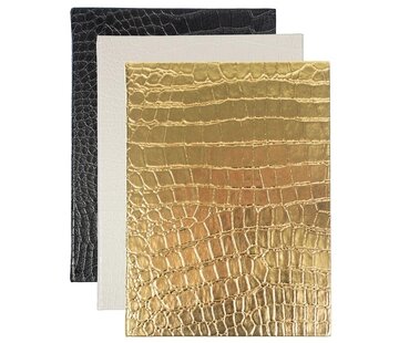 Pure Croco Luxe A5 Dummy boek - gekleurd -  croco