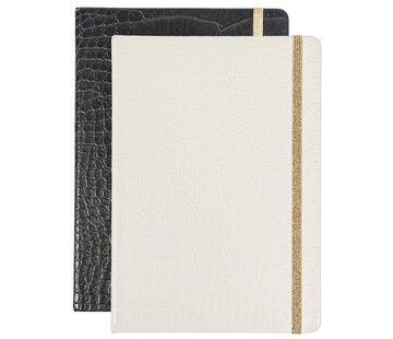 Pure Croco Notitieboek A5 lijn - hardcover - imitatie krokodillenleer