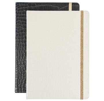 Pure Croco Notitieboek A5 lijn - hardcover - imitatie krokodillenleer