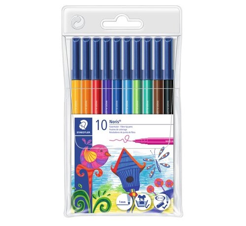 Staedtler Viltstiften - 10 st - licht uitwasbaar