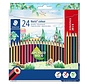 Noris kleurpotloden in blister - 24 stuks