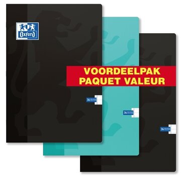 Oxford Schrift voordeelpak - A4 gelinieerd