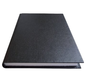 A5 lijntjes schrift - harde kaft - 400 blz -zwart