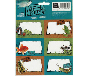 Animal Planet Etiketten - 18st