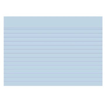 A6 Flashcards - blauw - 105x148
