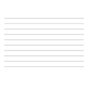 A8 Flashcards - wit - 55x74 - lijn