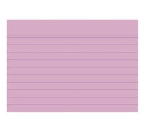 Flashkaartjes A8 - roze - 100 stuks