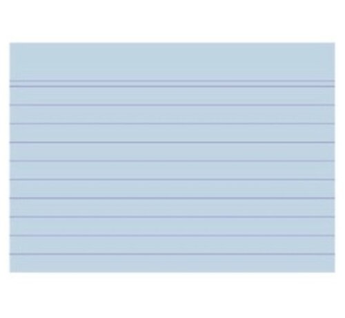Flashkaartjes A8 - blauw - 100 stuks