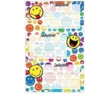 Smileyworld Kaft etiketten - 9st