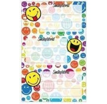 Smileyworld Kaft etiketten - 9st