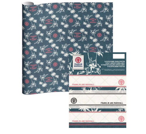 Franklin & Marshall 2 Rol kaftpapier + etiketten