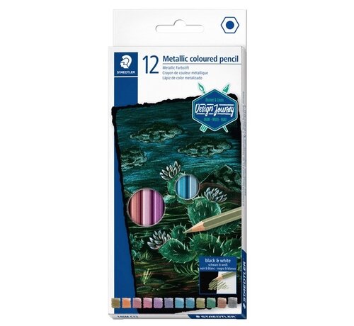 Staedtler Metallic kleurpotloden in blister - 12st